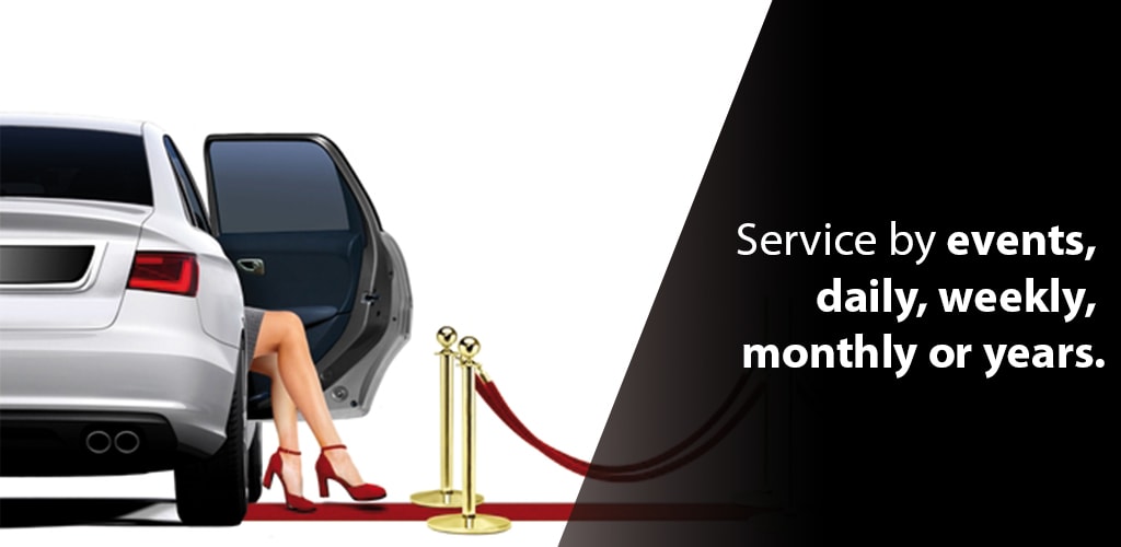 Service by events daily, weekly, monthly or years